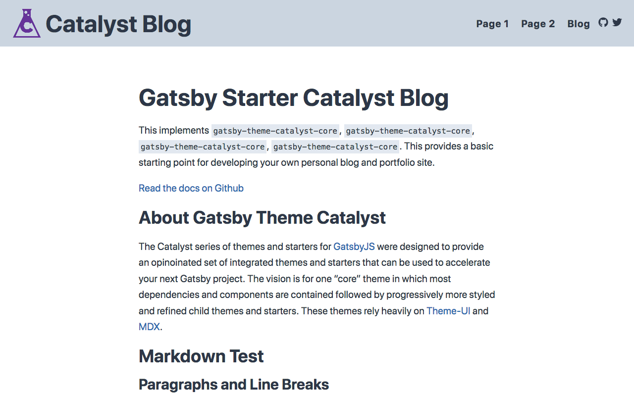 Catalyst Blog Screenshot 1